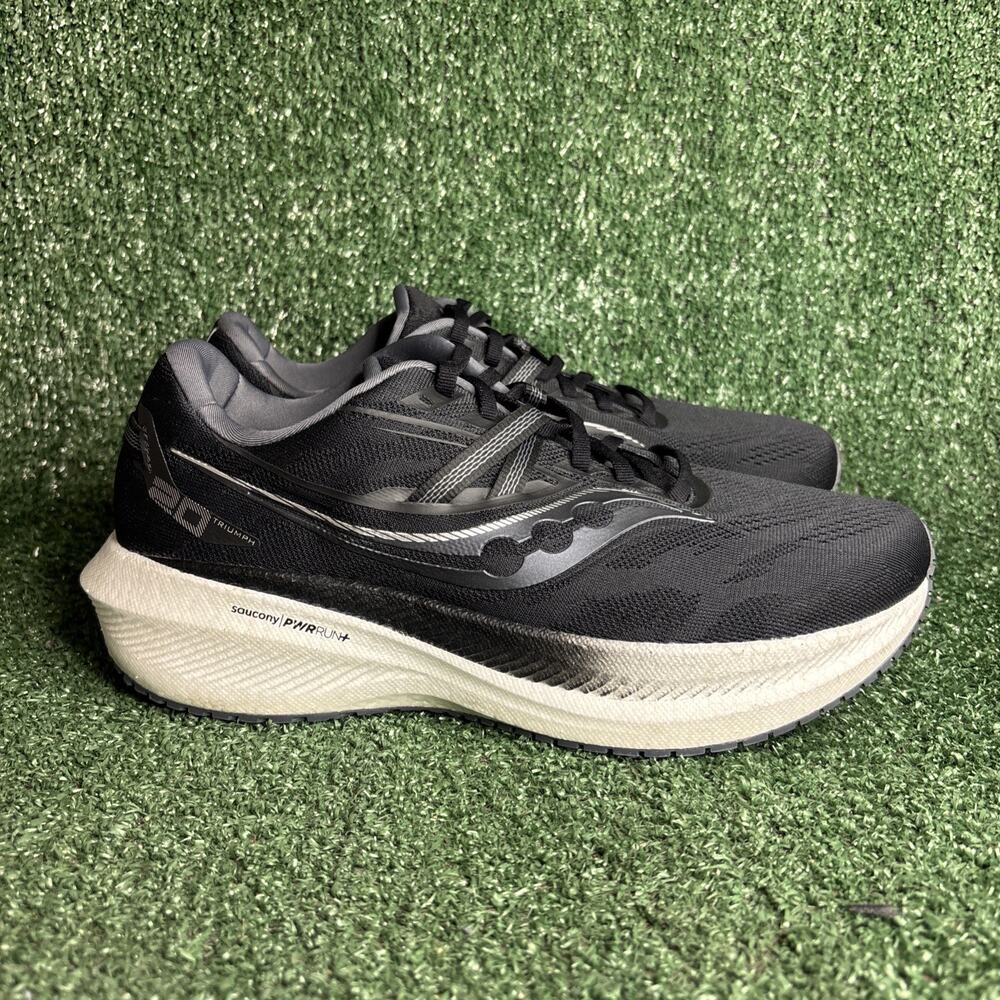 NEW Saucony Triumph 20 Women Size 11 Wide Black Running Shoes S10760-10 PWRrun +